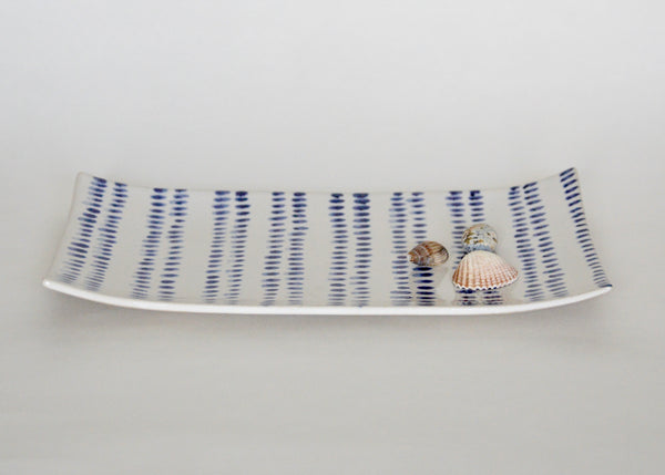 Blue and White platter II